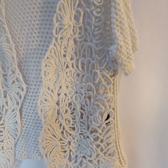 Crochet open front cardigan - Picture 3 of 6